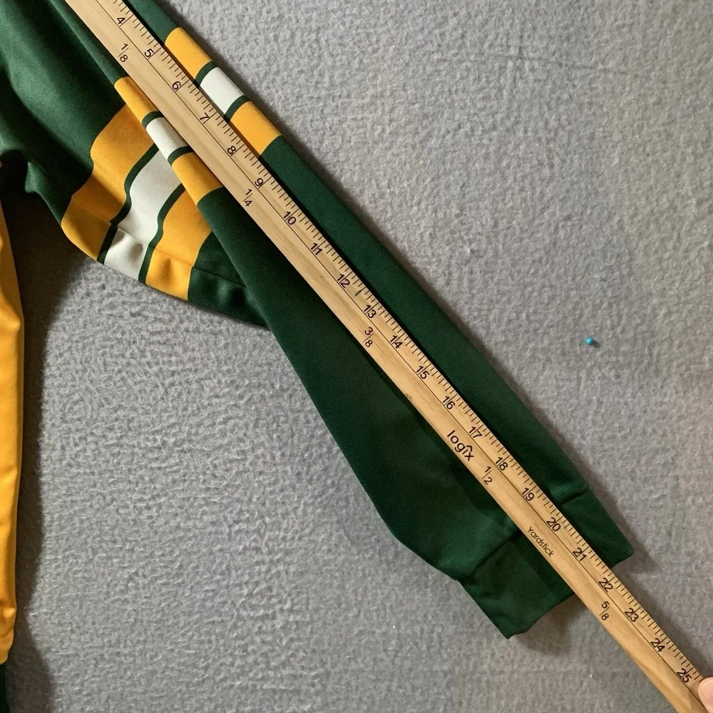 Youth Green Bay Packers Gold/Green First and Goal Pullover Hoodie Size YL